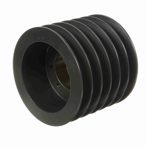 6 Groove Cast Iron Bushed Bore Multiple Sheave, 6C70SF